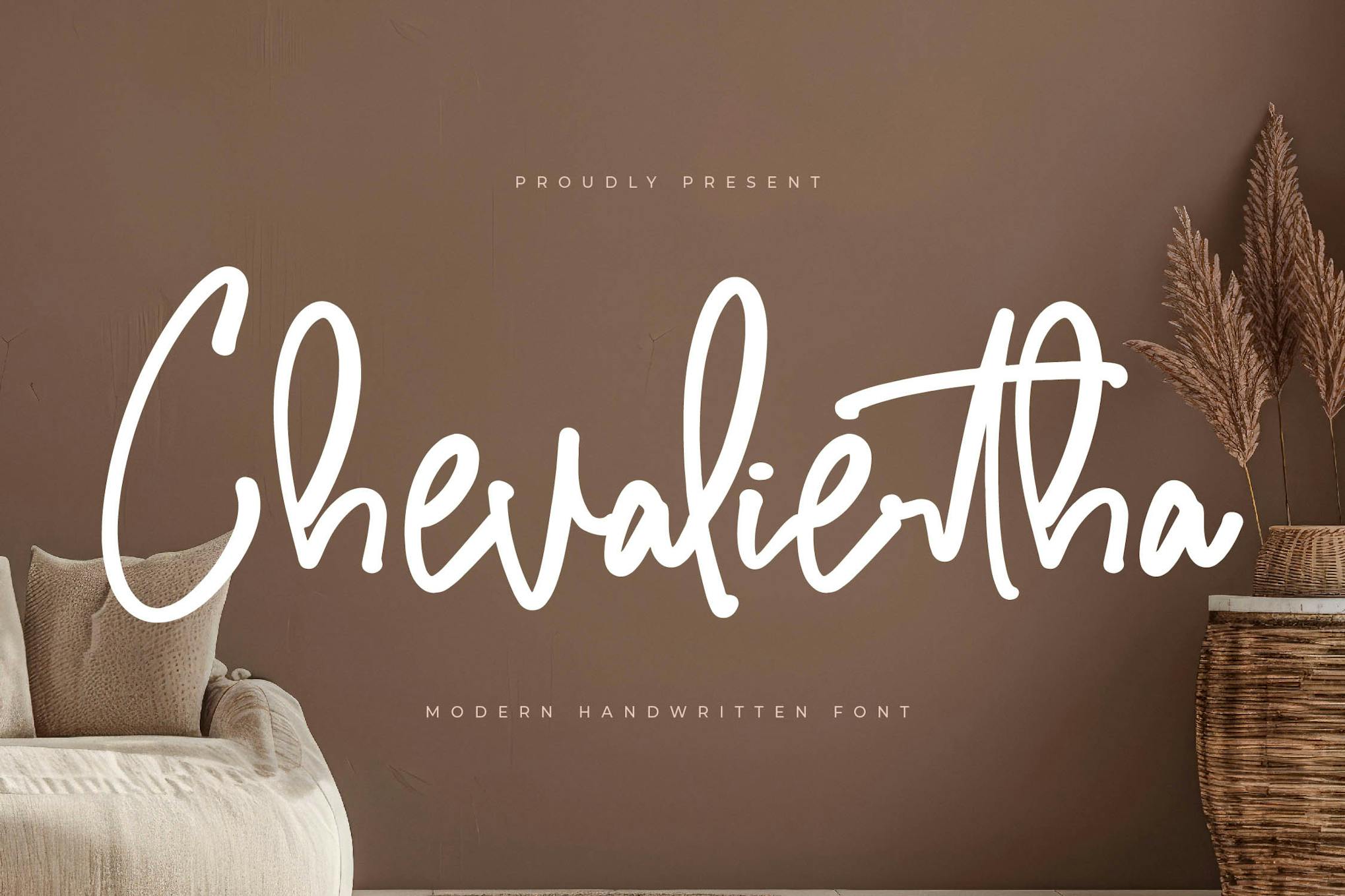 Chevaliertha Modern Handwritten Font