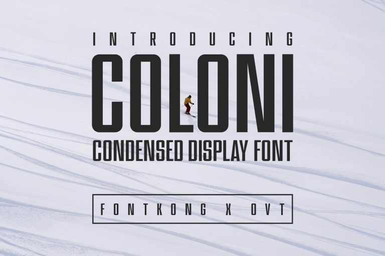 Coloni – Condensed Display Font