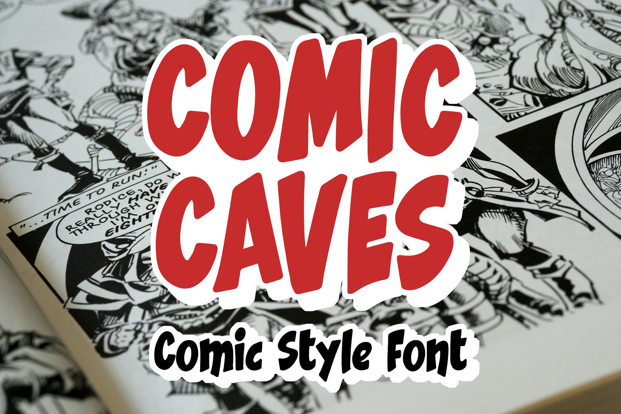 Comic Caves – Comic Style Font