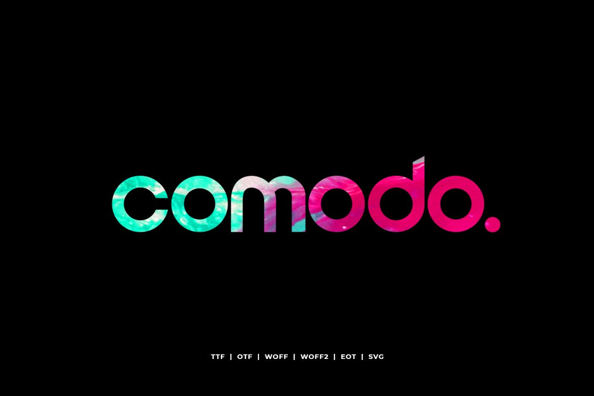 Comodo – Display Typeface + WebFonts