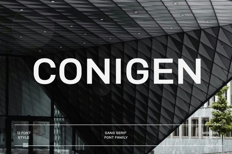 Conigen Modern Sans Serif