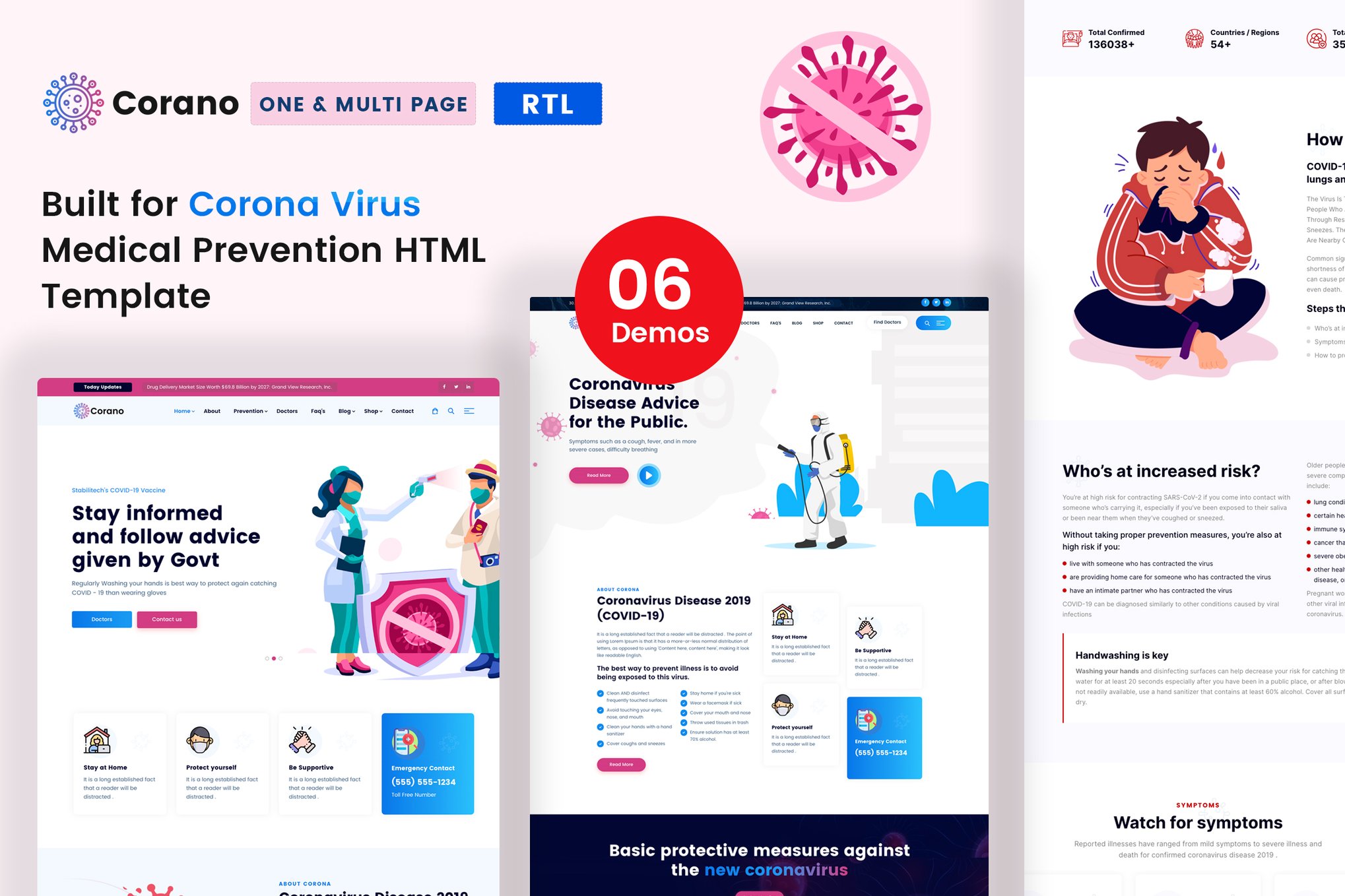 Corano – (COVID-19) Coronavirus Awareness HTML