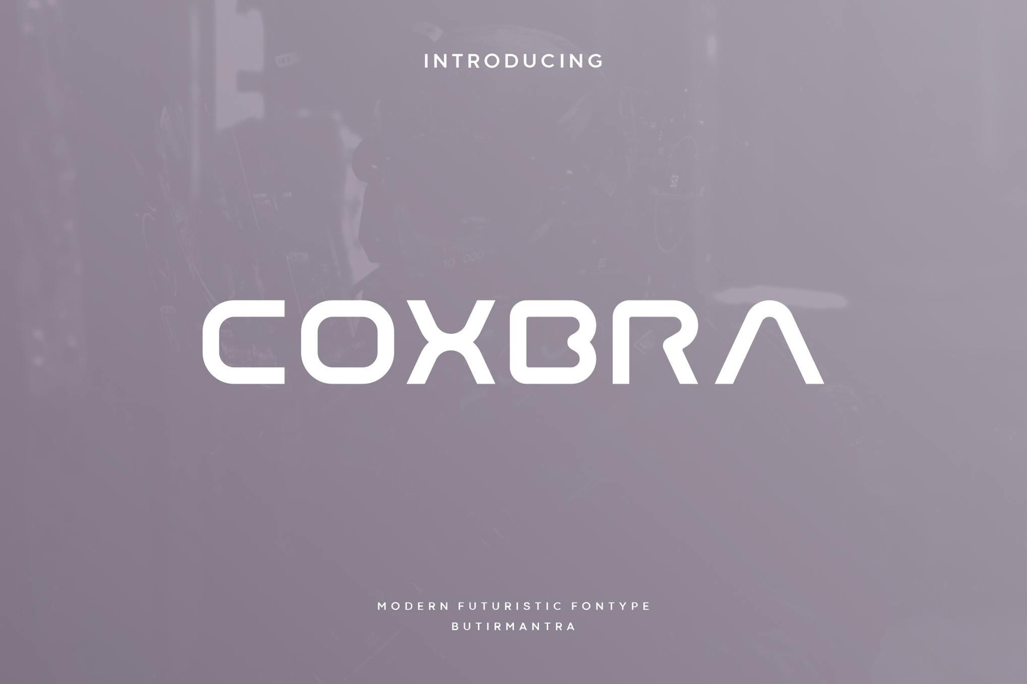 Coxbra – Futuristic font