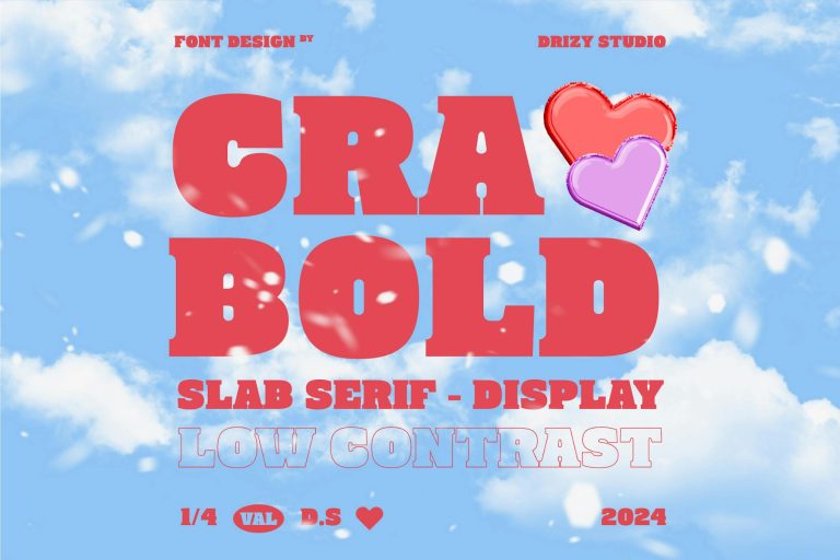 Crabold – Slab Serif Display Font