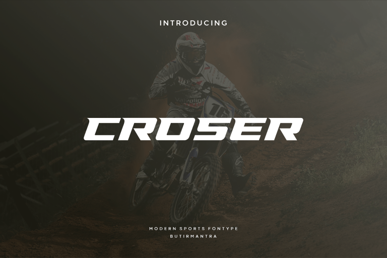Croser – Sport Font