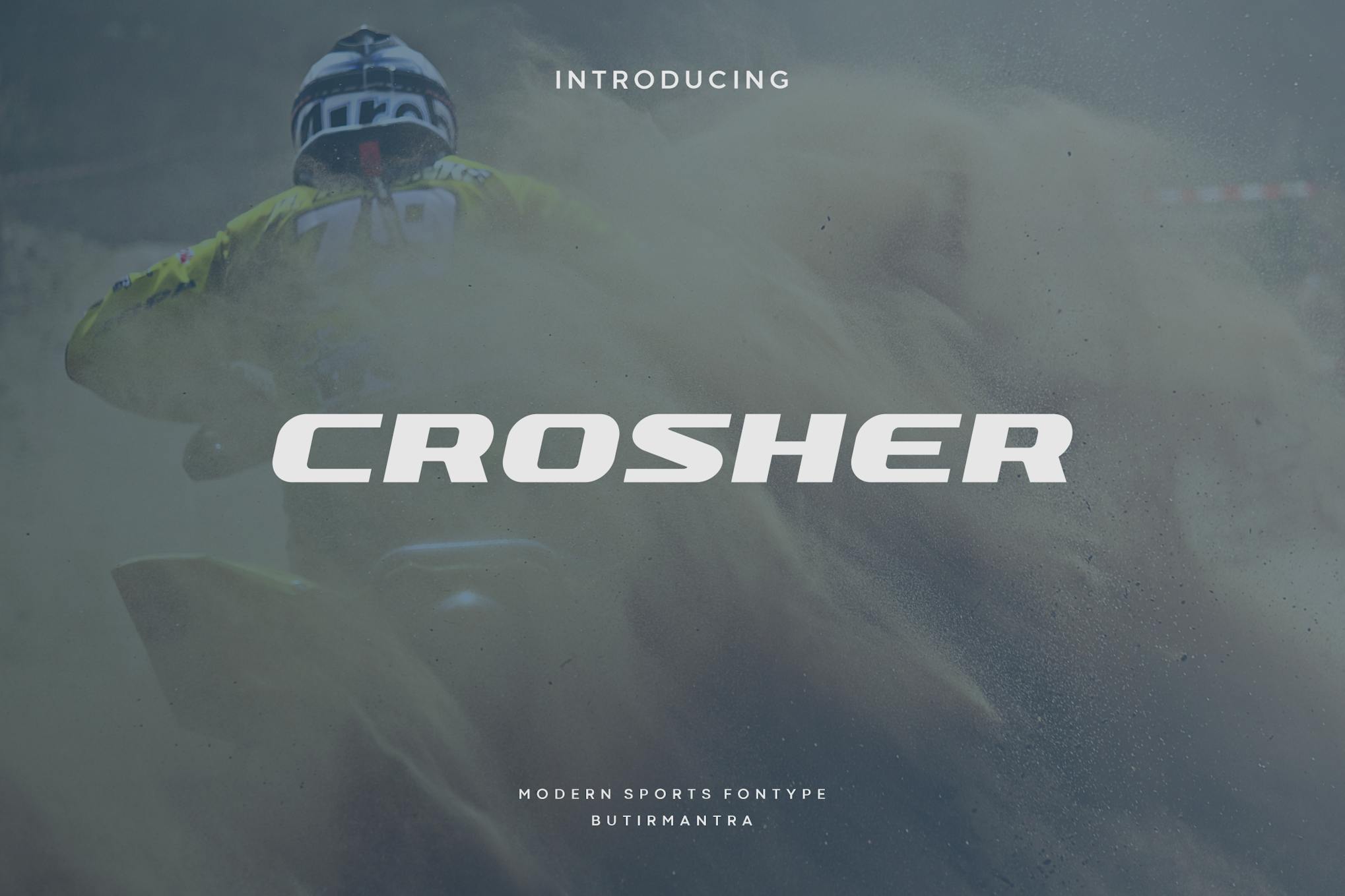 Crosher – Modern Sport Font