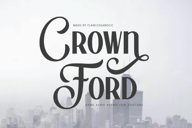 Crown Ford – Thumbnails Font