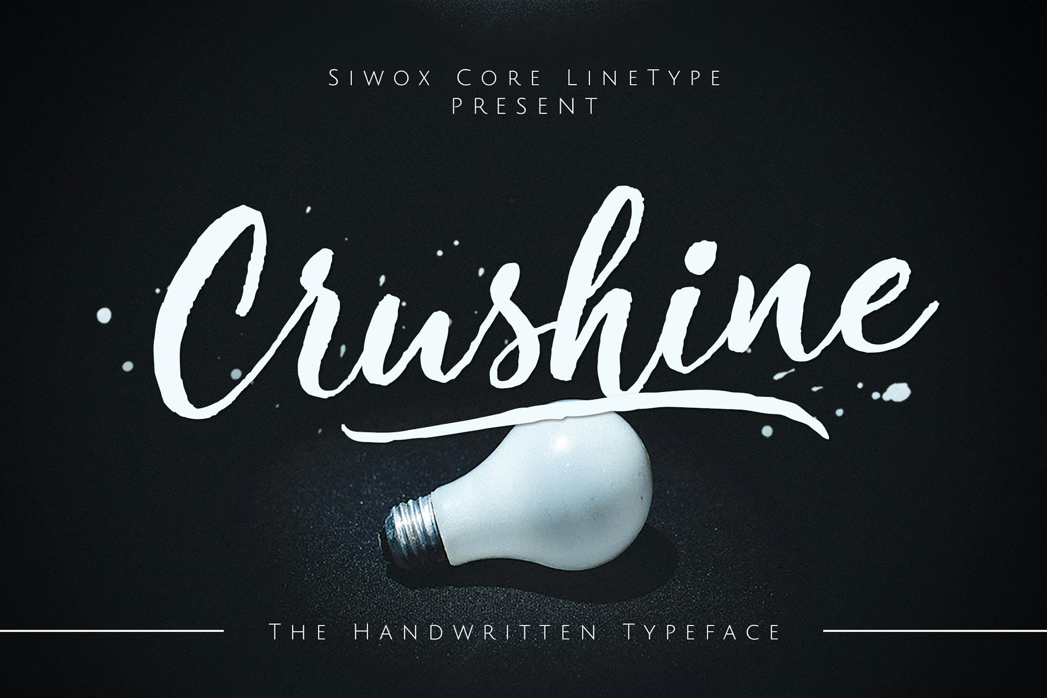 Crushine Wet Brush + Webfonts