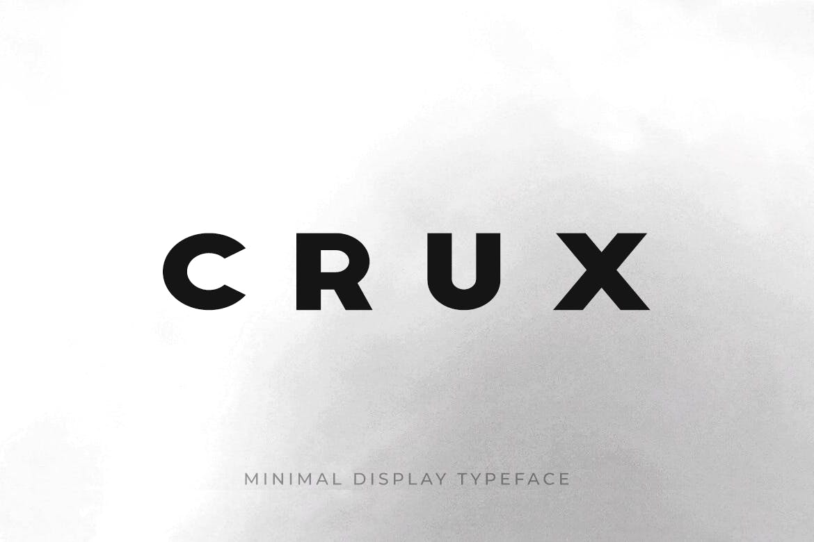 CRUX – Minimal Display / Headline / Logo Typeface