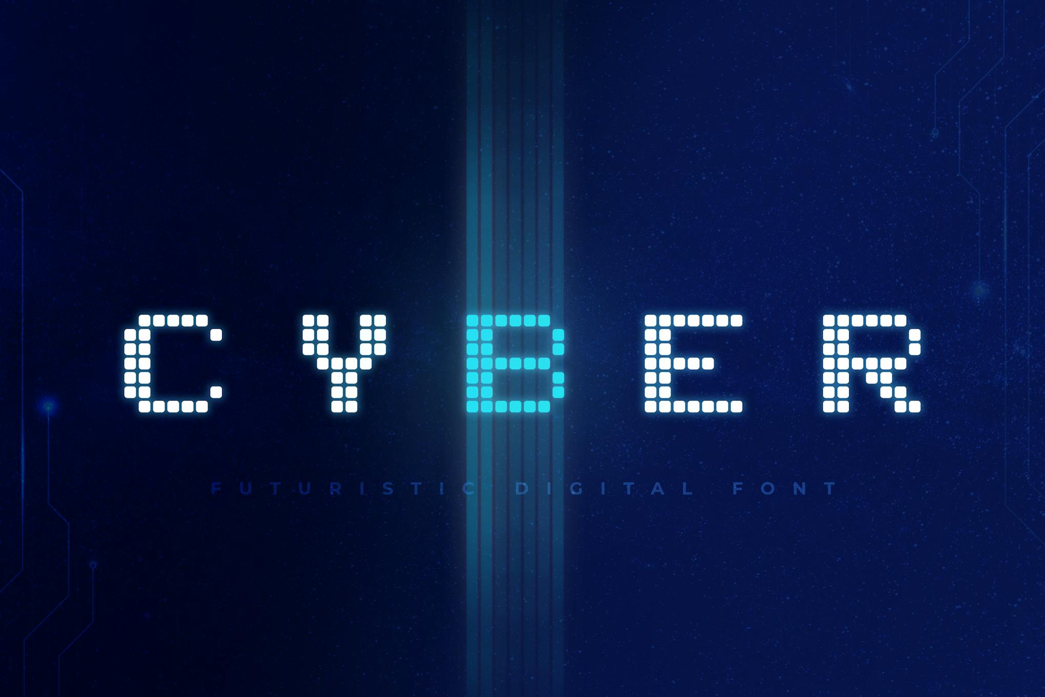 Cyber – Technology Font