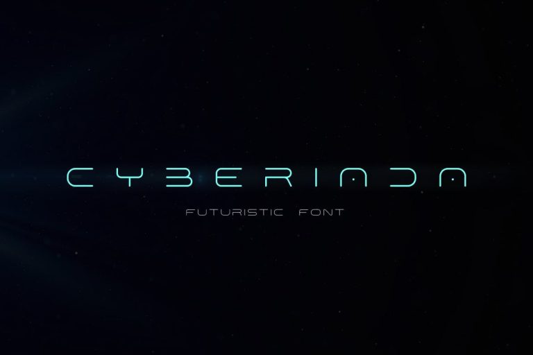 Cyberiada Font Technology Crypto Metaverse Style
