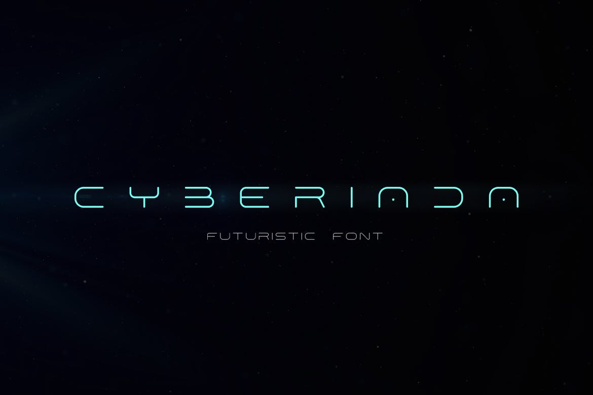 Cyberiada Font Technology Crypto Metaverse Style