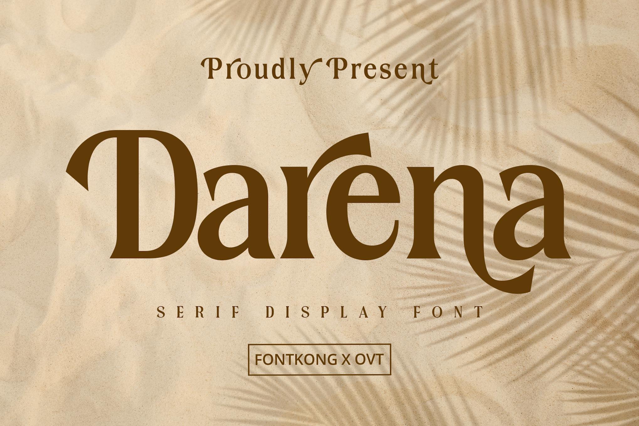 Darena – Serif Display Font