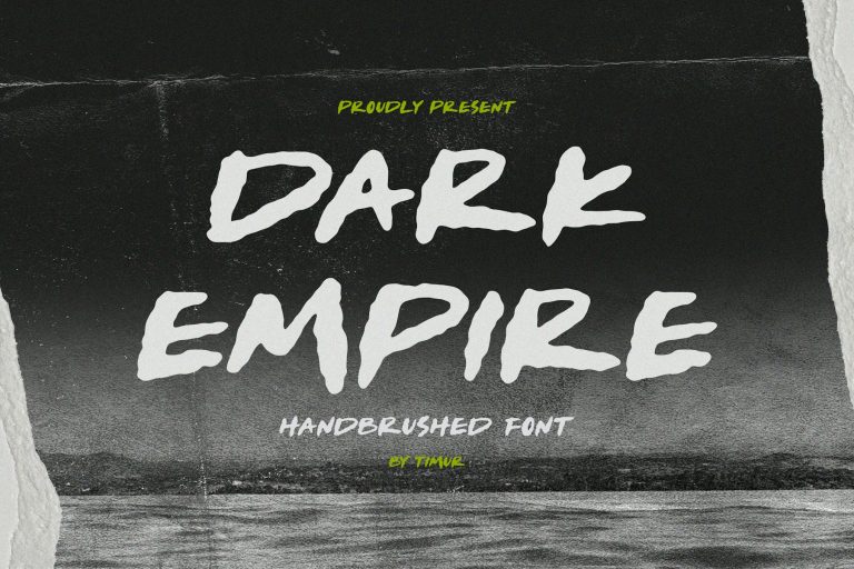 Dark Empire – Handbrushed Font TT