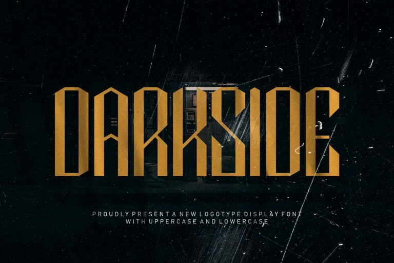 Darkside – Logotype Display Font