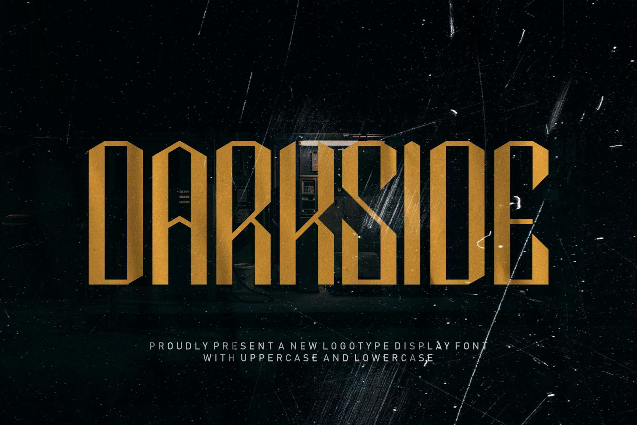 Darkside – Logotype Display Font