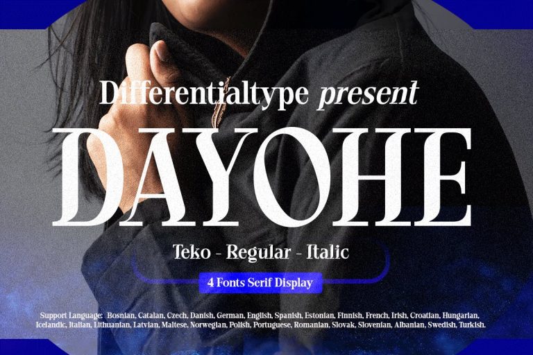 Dayohe – Modern Serif Font