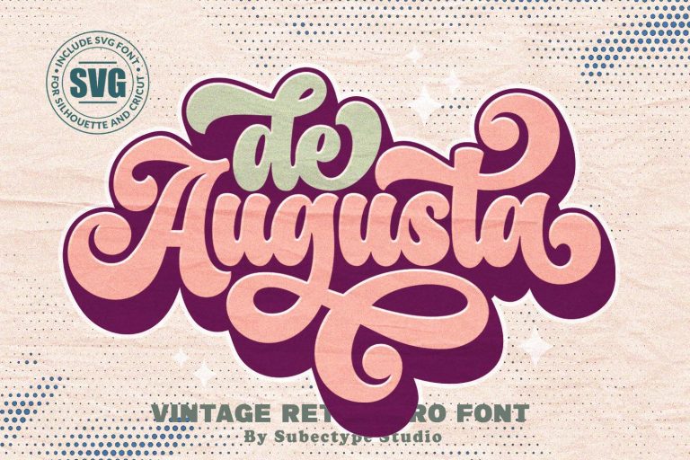 De Augusta – Vintage Retro Font