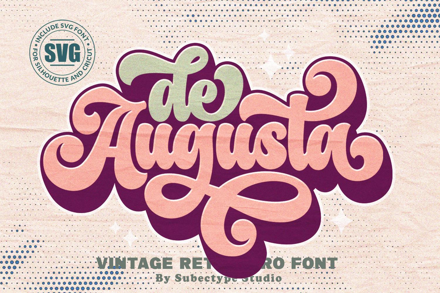 De Augusta – Vintage Retro Font