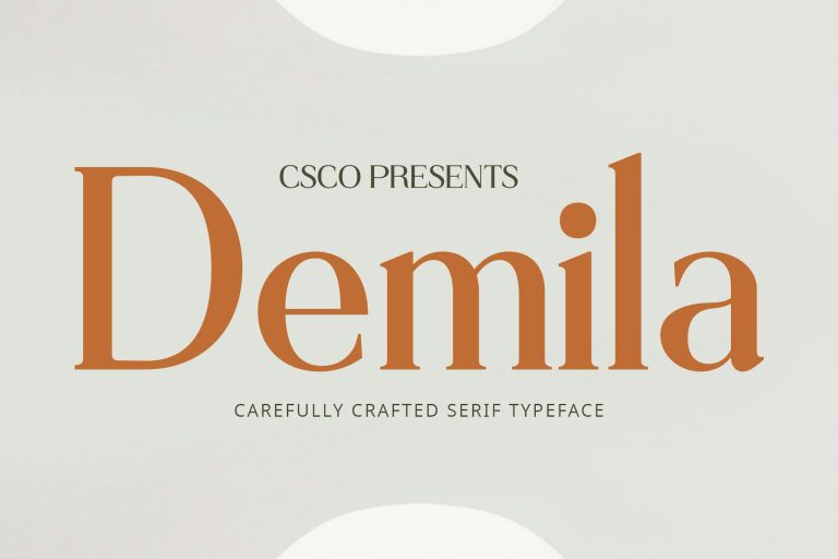 Demila – Modern Font