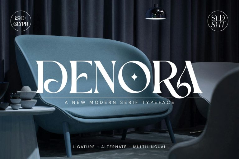 Denora Modern Serif Font