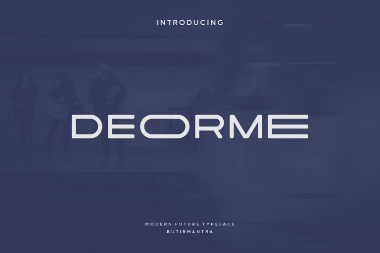 Deorme – Modern Display Font