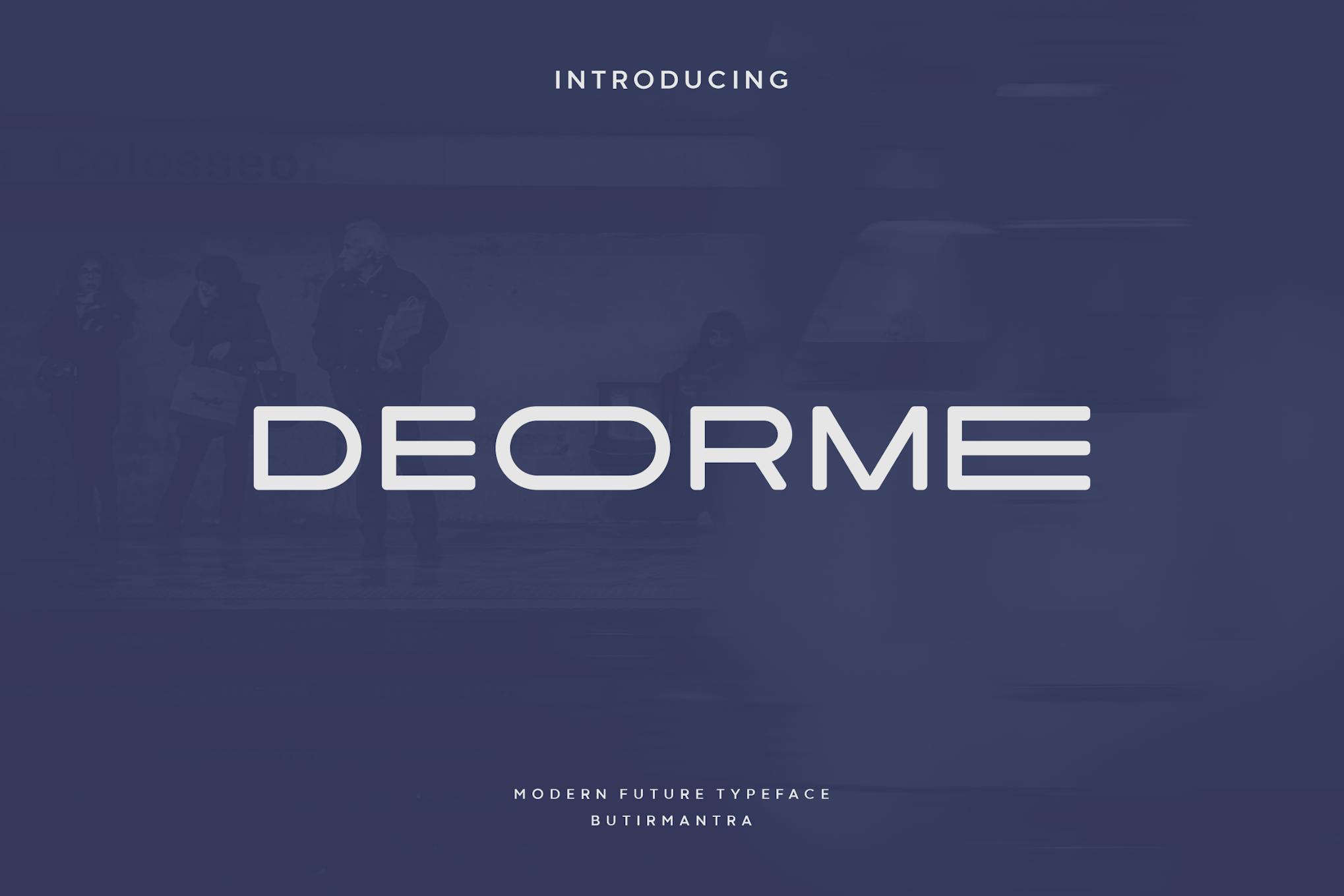Deorme – Modern Display Font