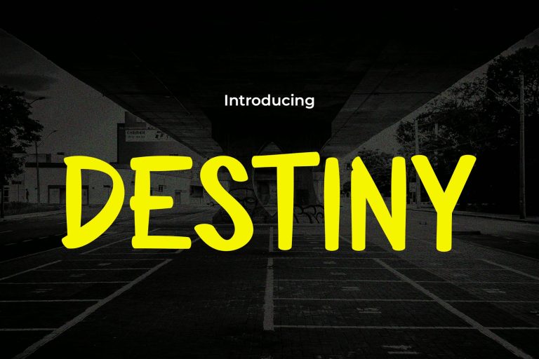 Destiny – Urban Graffiti with a Modern Twist Font