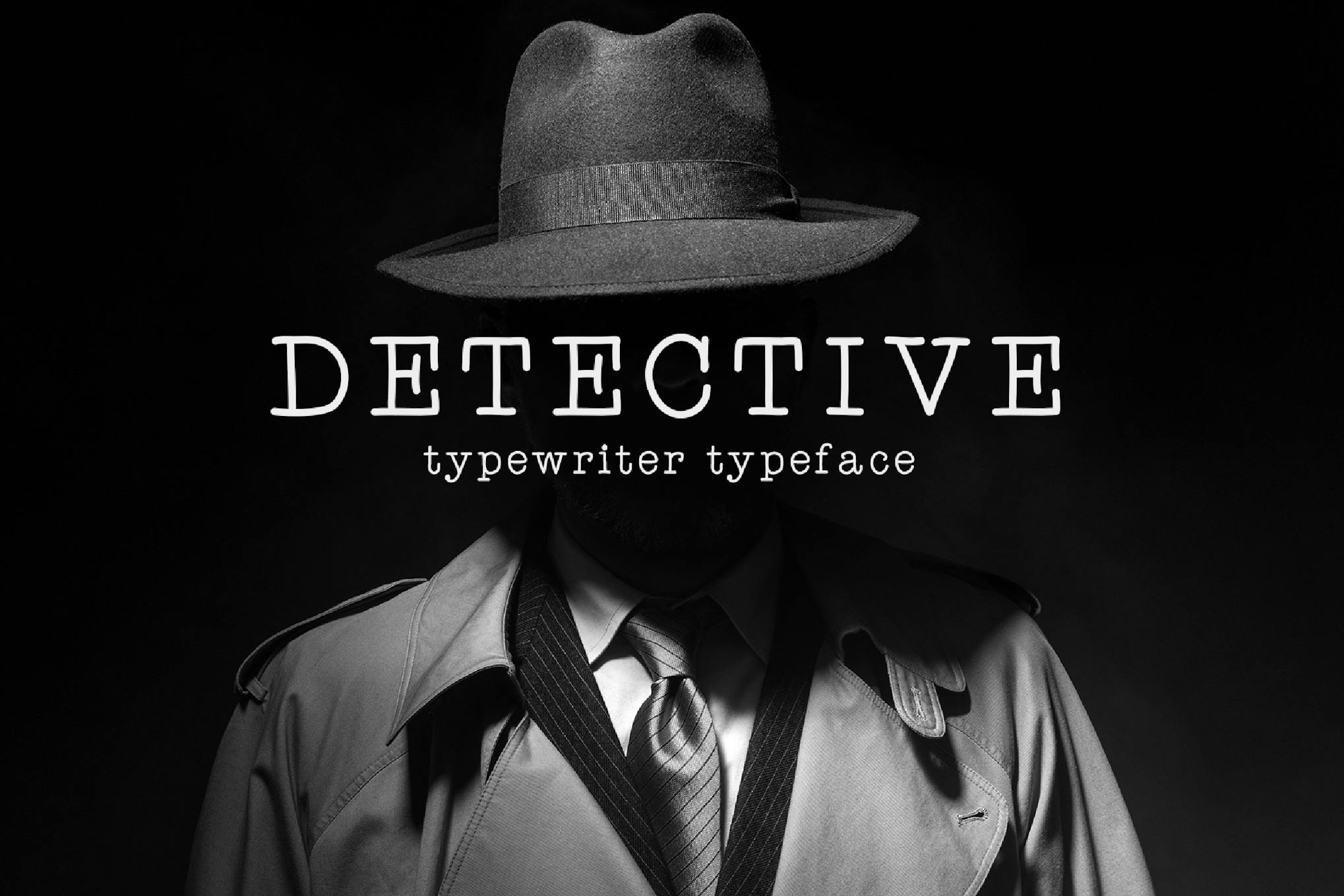 Detective – Typewriter Typeface