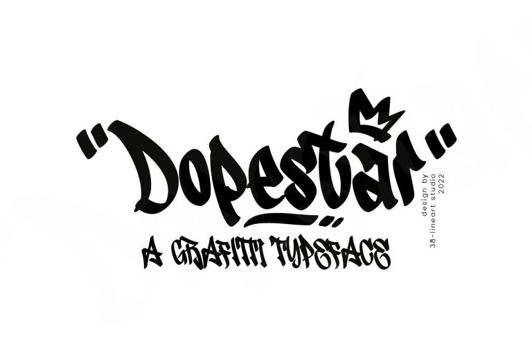 Dopestar – Grafitti Typeface