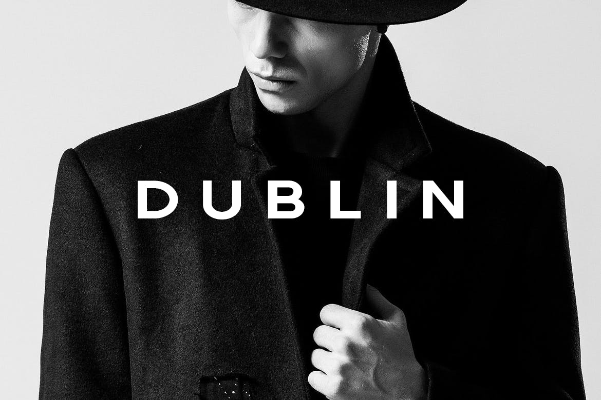 DUBLIN – Minimal Display / Headline Typeface