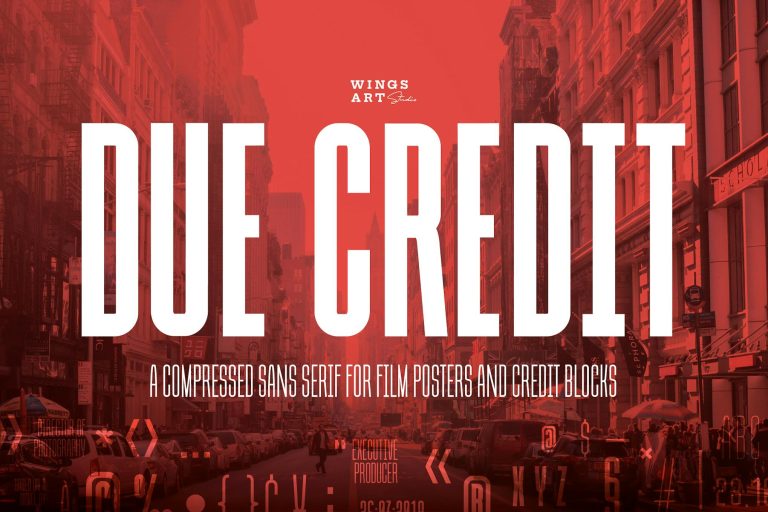 Due Credit: The Film Designer’s Font