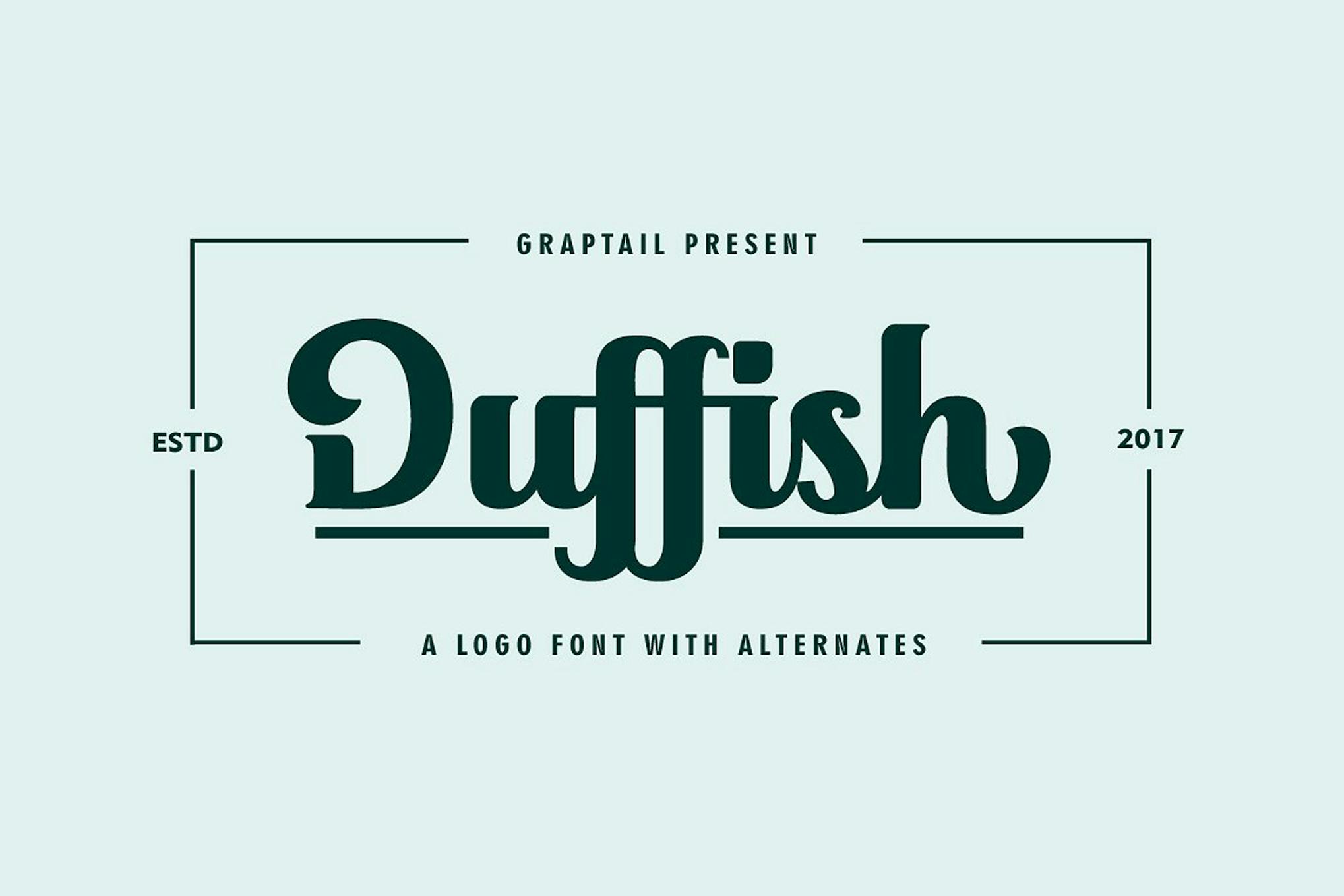 Duffish – Logo Font