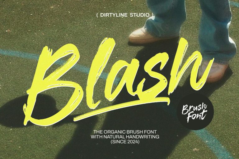 Dx Blash – Brush Font Lettering
