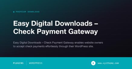 Easy Digital Downloads – Check Payment Gateway