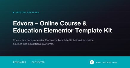 Edvora – Online Course & Education Elementor Template Kit