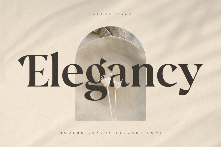 Elegancy – Modern Luxury Elegant Font