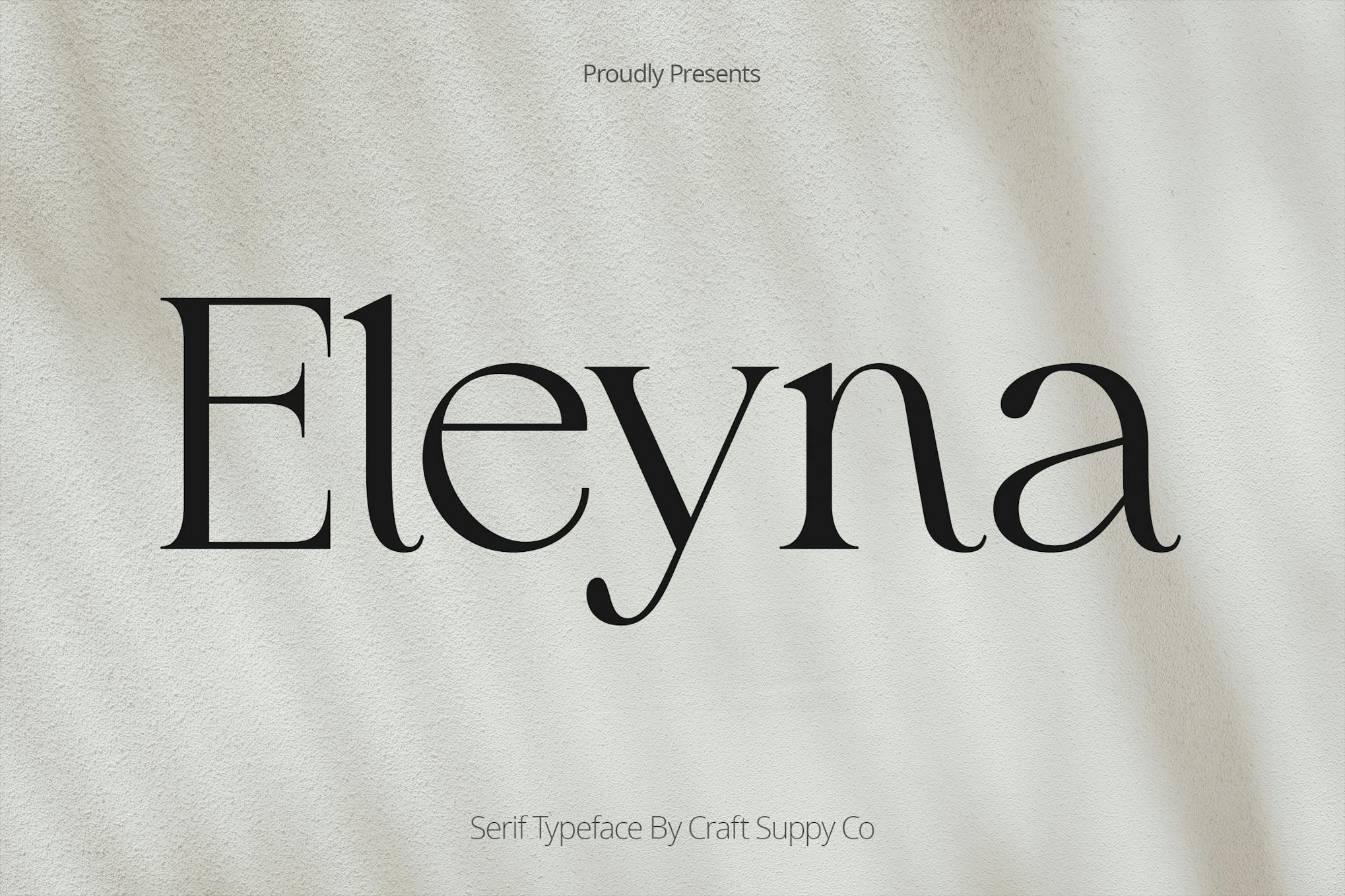 Eleyna – Feminine Serif