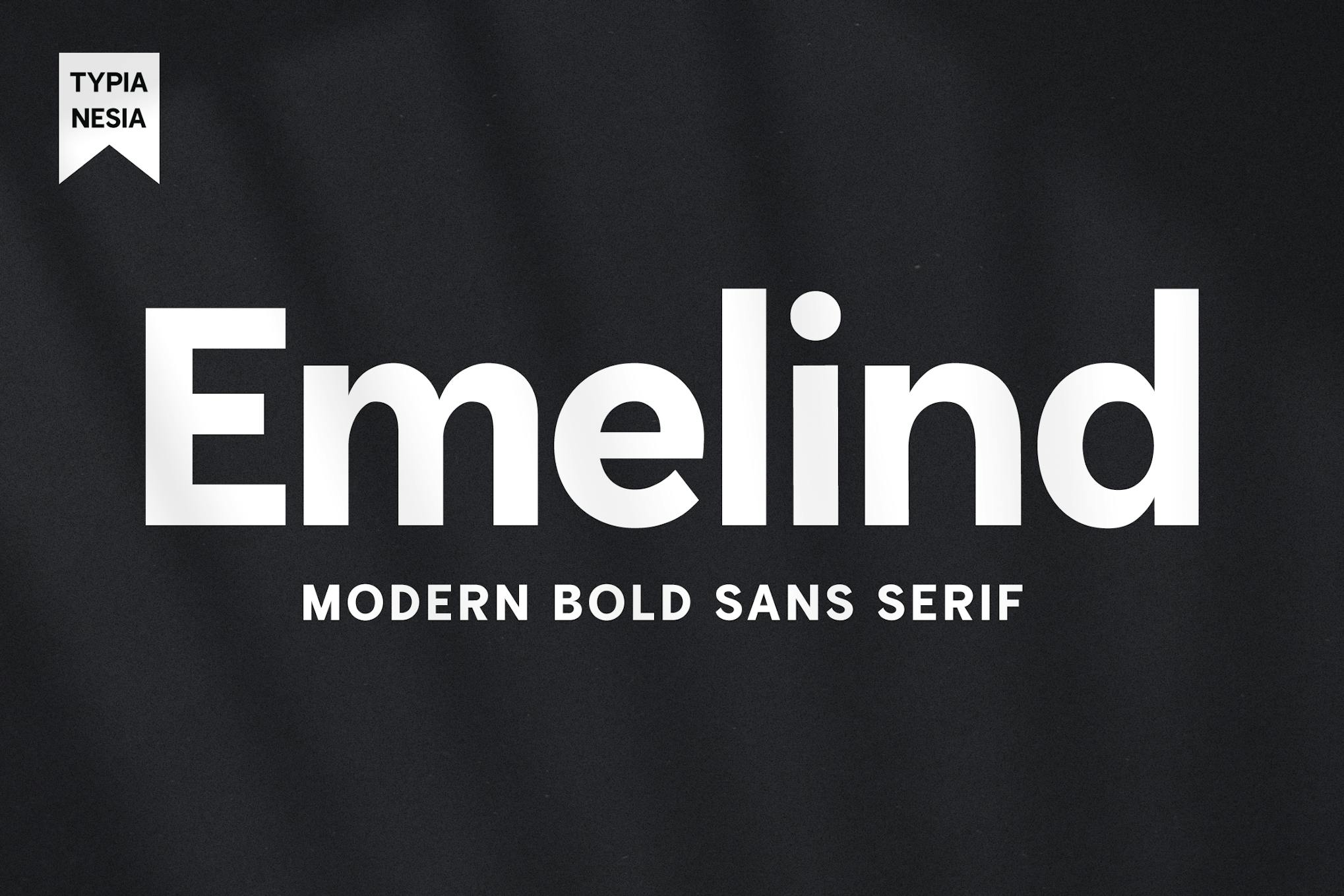 Emelind – Modern Logo Sans