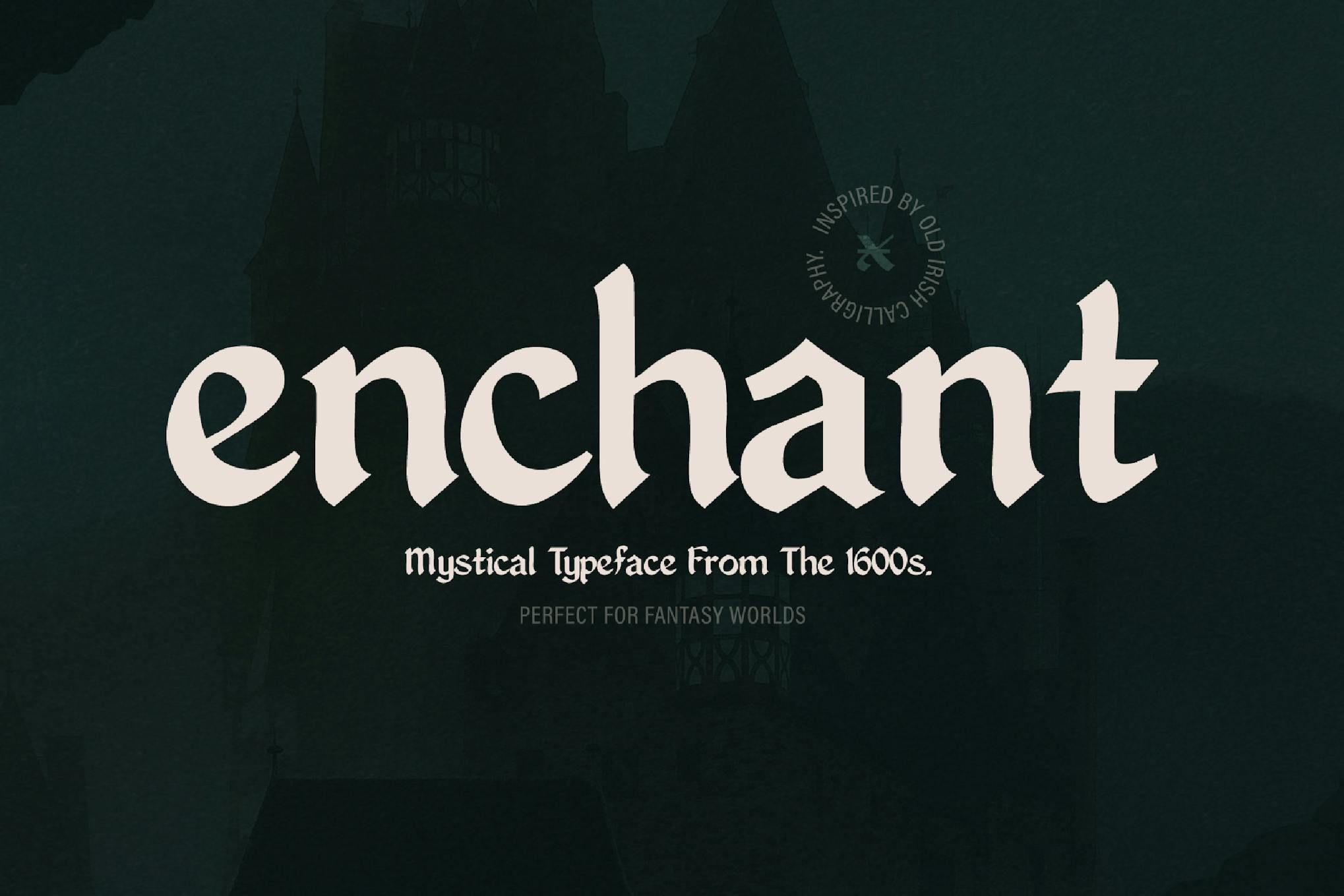 Enchant – Mystical 1600s Typeface