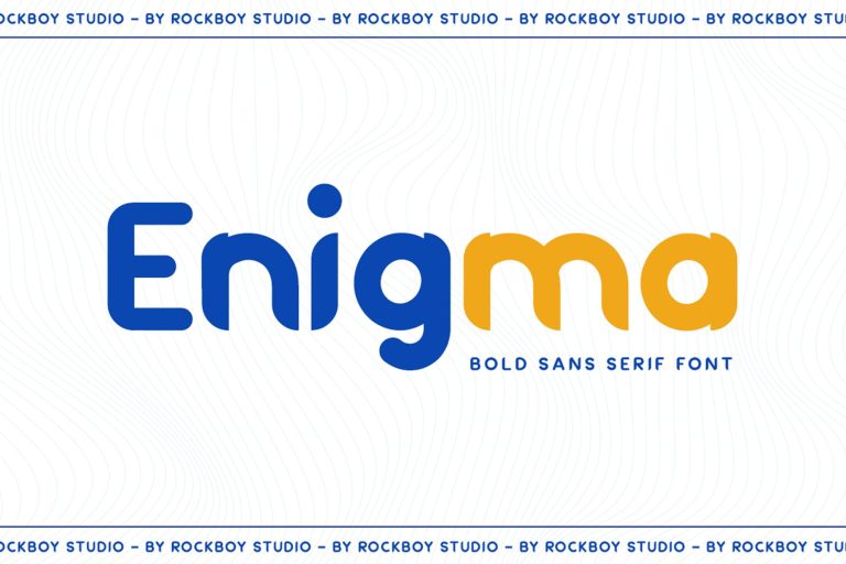 Enigma – Logo Font