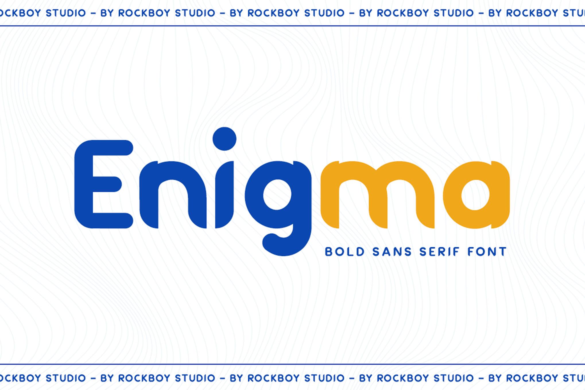 Enigma – Logo Font