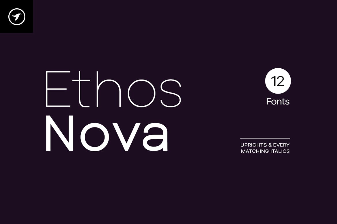 Ethos Nova – Minimalist Sans-Serif Typeface