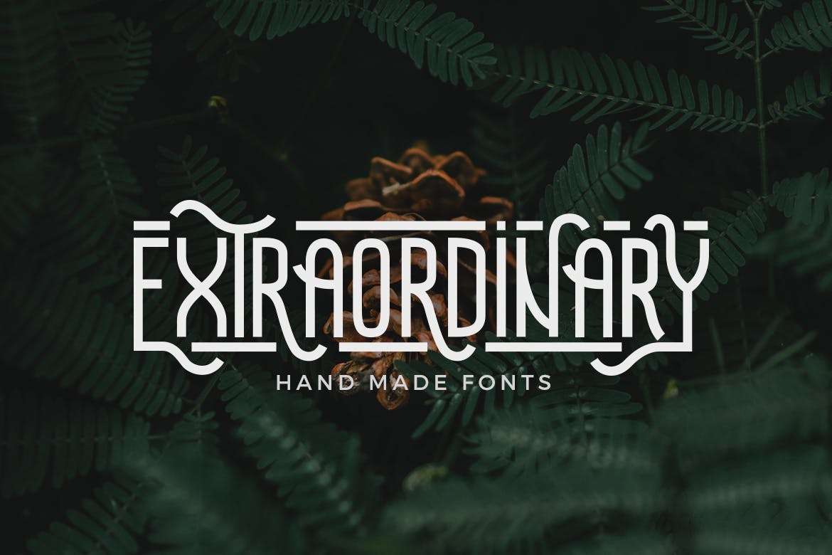 Extraordinary – Handmade Font