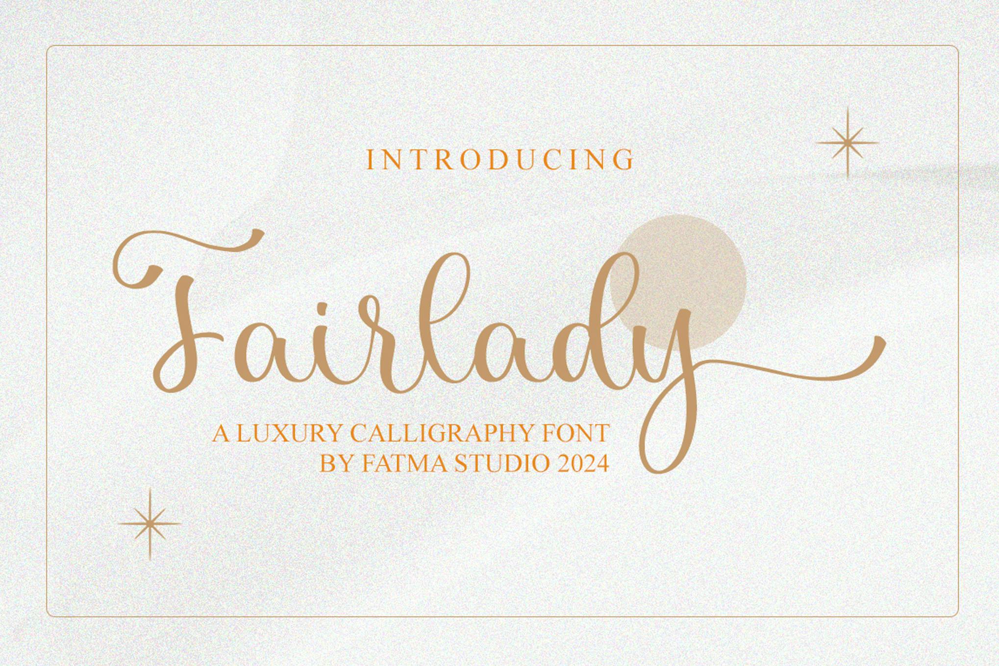 Fairlady – Elegant Script Font