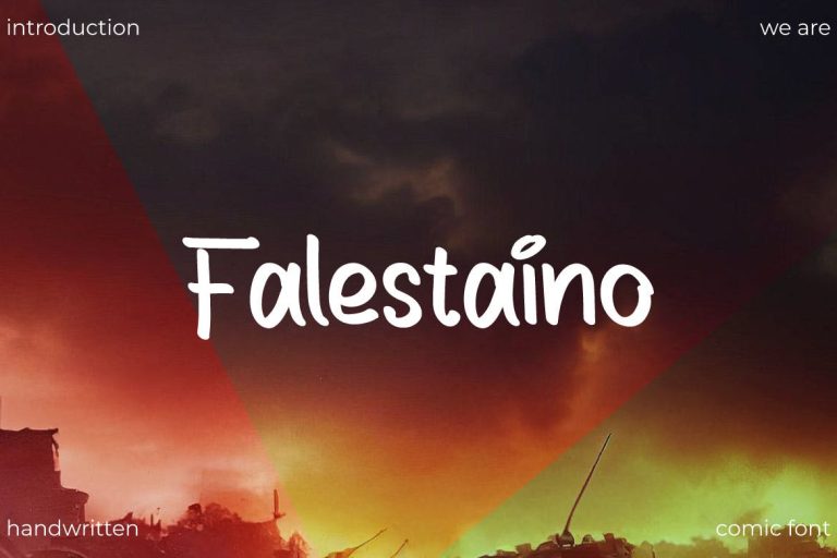 Falestaino – Handwritten Comic Font
