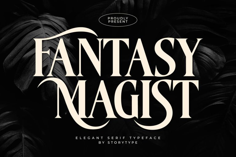 Fantasy Magist Elegant Serif Typeface Font