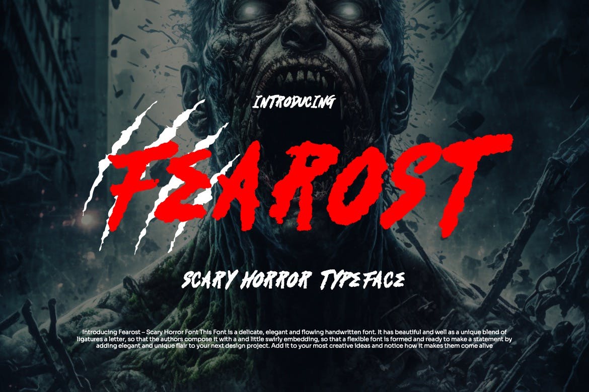 Fearost – Scary Horror Font