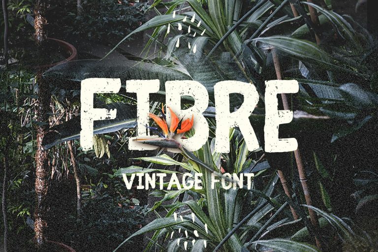 Fibre – Vintage Font