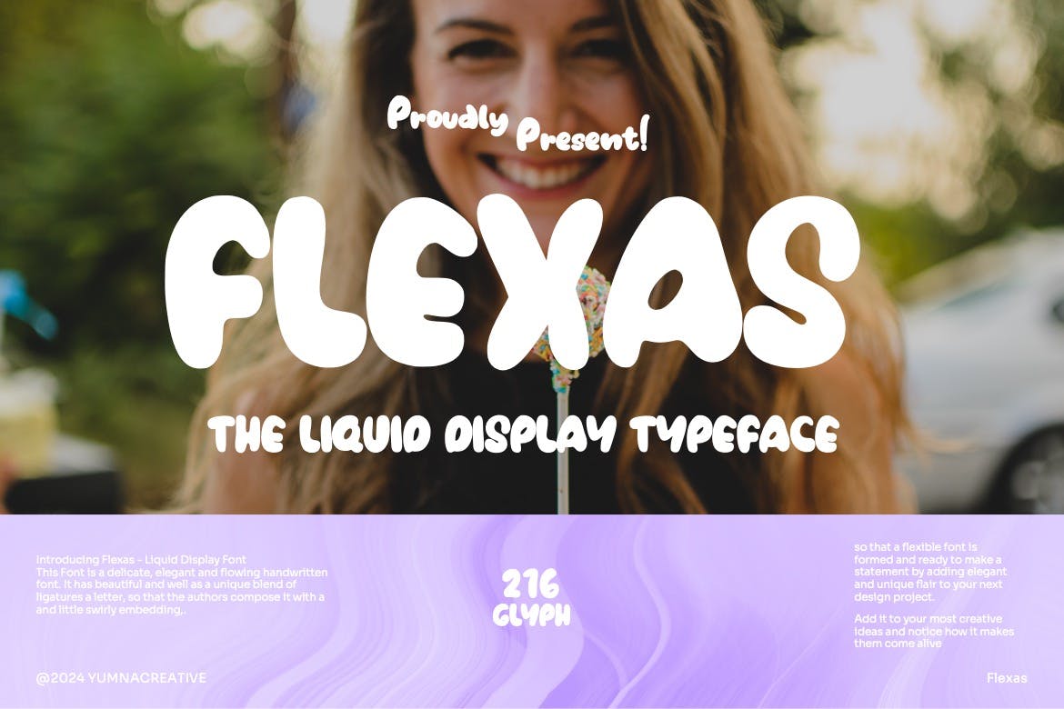 Flexas – Liquid Display Font